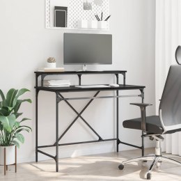 VidaXL Biurko Czarny Dąb 100 x 50 x 90 cm Materiał drewnopochodny