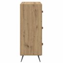 VidaXL Komoda z szufladami Dąb Rzemieślniczy 69,5 x 34 x 90 cm
