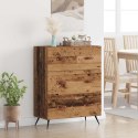 VidaXL Komoda z szufladami z szufladą Stare drewno 69,5 x 34 x 90 cm