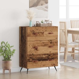 VidaXL Komoda z szufladami z szufladą Stare drewno 69,5 x 34 x 90 cm