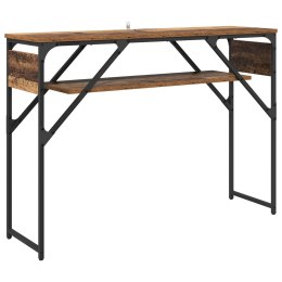 VidaXL StolikKonsolowy Stare drewno 105x30x75cm