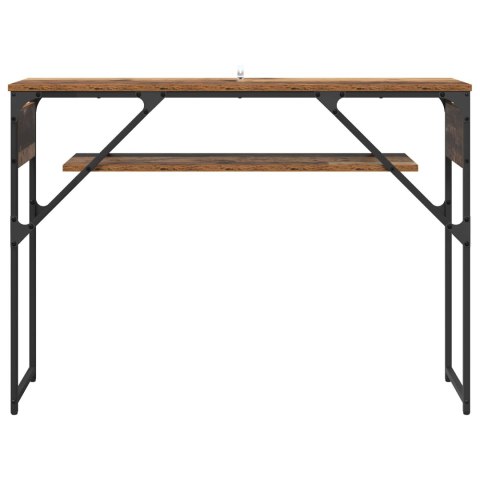 VidaXL StolikKonsolowy Stare drewno 105x30x75cm