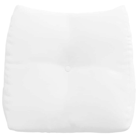 VidaXL Poduszka na plecy Biały 45 x 24 x 50 cm tkanina