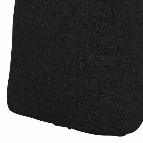 VidaXL Poduszka na plecy Czarny 45 x 24 x 50 cm tkanina