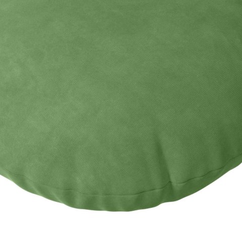 VidaXL Poduszki na siedziska 2 pcs Jasnozielony Ø 40 x 13 cm Aksamit