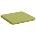 VidaXL Poduszki na siedziska 4 pcs Jasnozielony 40 x 40 x 3 cm tkanina