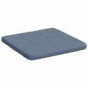 VidaXL Poduszki na siedziska 4 pcs Niebieski 40 x 40 x 3 cm