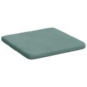 VidaXL Poduszki na siedziska 4 pcs Zielony morski 40 x 40 x 3 cm
