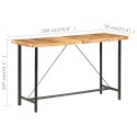 STOLIK BAROWY 180X70X107CM LITE DREWNO AKACJOWE