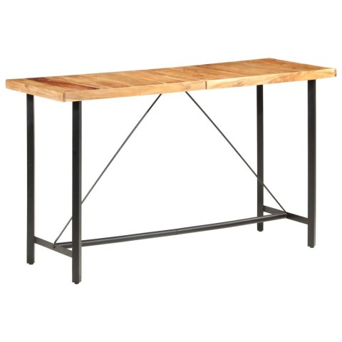 STOLIK BAROWY 180X70X107CM LITE DREWNO AKACJOWE