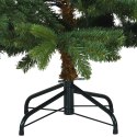 VidaXL Sztuczna choinka z 150 diodami LED Zielony 150 cm PE i PVC