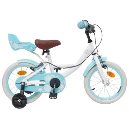 VidaXL Rower Dziecięcy 12 Cali dla dzieci w wieku 2-4 lata Biały