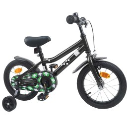VidaXL Rower Dziecięcy 12 Cali dla dzieci w wieku 2-4 lata Czarny