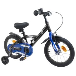 VidaXL Rower Dziecięcy 12 Cali dla dzieci w wieku 2-4 lata Czarny