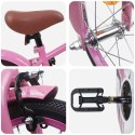 VidaXL Rower Dziecięcy 12 Cali dla dzieci w wieku 2-4 lata Jasny róż