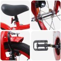 VidaXL Rower Dziecięcy 12 Cali dla dzieci w wieku 2-4 lata czerwony