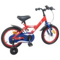 VidaXL Rower Dziecięcy 12 Cali dla dzieci w wieku 2-4 lata czerwony