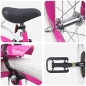 VidaXL Rower Dziecięcy 12 Cali dla dzieci w wieku 2-4 lata różowy