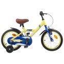 VidaXL Rower Dziecięcy 12 Cali dla dzieci w wieku 2-4 lata żółty