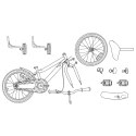 VidaXL Rower Dziecięcy 12 Cali dla dzieci w wieku 2-4 lata żółty