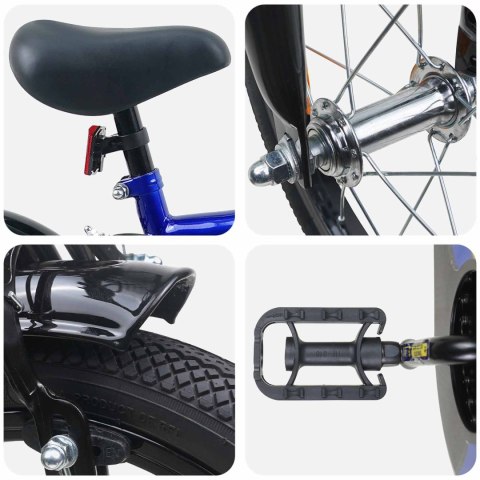 VidaXL Rower Dziecięcy 16 Cali dla dzieci w wieku 4-6 lat