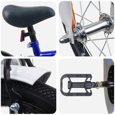 VidaXL Rower Dziecięcy 16 Cali dla dzieci w wieku 4-6 lat