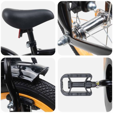 VidaXL Rower Dziecięcy 16 Cali dla dzieci w wieku 4-6 lat