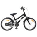 VidaXL Rower Dziecięcy 18 Cali dla dzieci w wieku 5-7 lat Czarny
