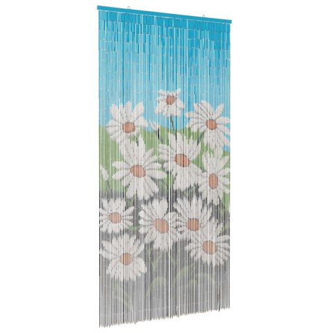 VidaXL Firanka na drzwi przeciw owadom wielokolorowy 200 x 100 cm