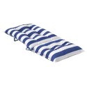 VidaXL Poduszka na zewnątrz 6 pcs Niebieski i biały 120 x 50 x 7 cm