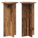 VidaXL Stojak na rośliny 2 pcs Stare drewno 40 x 40 x 80 cm