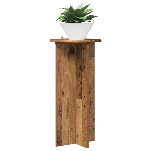 VidaXL Stojak na rośliny 2 pcs Stare drewno 40 x 40 x 80 cm