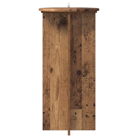 VidaXL Stojak na rośliny 2 pcs Stare drewno 40 x 40 x 80 cm
