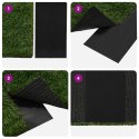 VidaXL Taśma do sztucznej trawy samoprzylepna Czarny 15 cm x 10 m