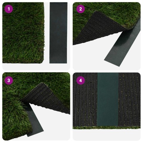 VidaXL Taśma do sztucznej trawy samoprzylepna zielony 5 cm x 20 m