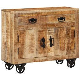 VidaXL Komoda, 80x30x65 cm, lite, surowe drewno mango