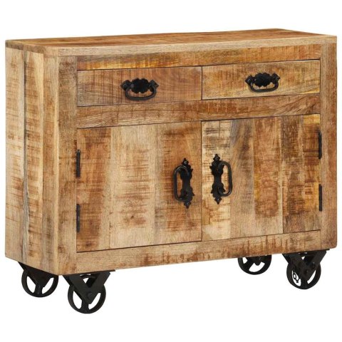 VidaXL Komoda, 80x30x65 cm, lite, surowe drewno mango