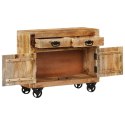 VidaXL Komoda, 80x30x65 cm, lite, surowe drewno mango