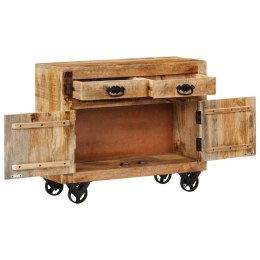 VidaXL Komoda, 80x30x65 cm, lite, surowe drewno mango
