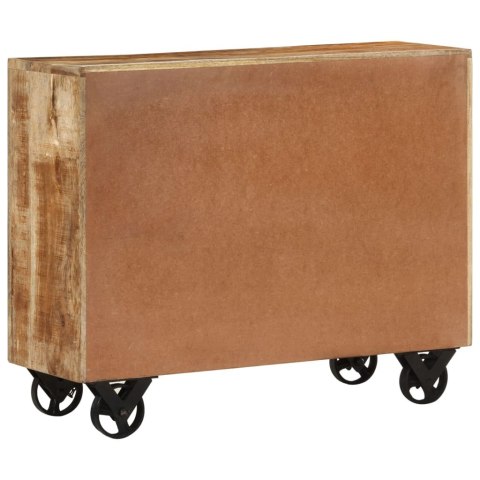 VidaXL Komoda, 80x30x65 cm, lite, surowe drewno mango