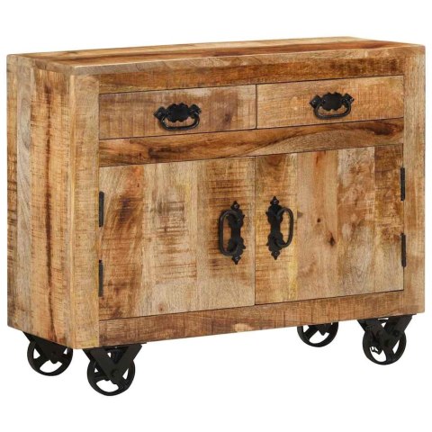 VidaXL Komoda, 80x30x65 cm, lite, surowe drewno mango