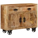 VidaXL Komoda, 80x30x65 cm, lite, surowe drewno mango