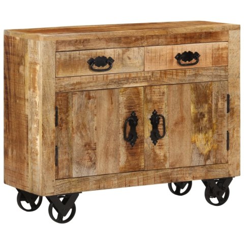 VidaXL Komoda, 80x30x65 cm, lite, surowe drewno mango