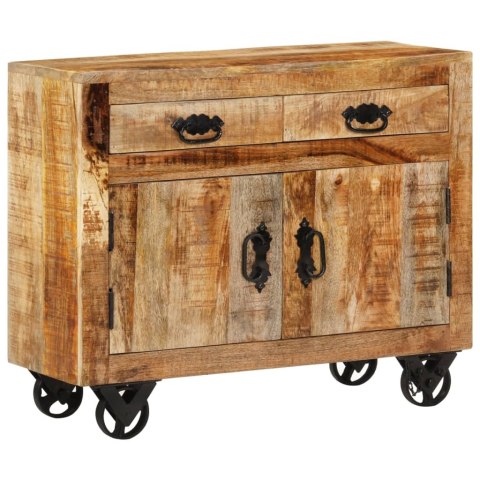VidaXL Komoda, 80x30x65 cm, lite, surowe drewno mango