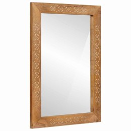 VidaXL Lustro łazienkowe Prostokątny Jasny Brąz 50 x 2,5 x 70 cm