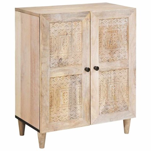 VidaXL Bufet 3 pcs Biały 180 x 33,5 x 75 cm lite drewno mango