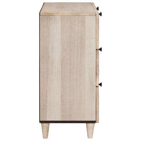 VidaXL Bufet 3 pcs Biały 180 x 33,5 x 75 cm lite drewno mango
