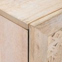 VidaXL Bufet 3 pcs Biały 180 x 33,5 x 75 cm lite drewno mango