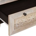 VidaXL Bufet 3 pcs Biały 180 x 33,5 x 75 cm lite drewno mango