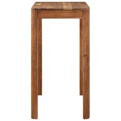 STOLIK BAROWY AKACJA W MIODOWYM KOLORZE 110X55X106CM